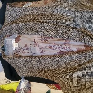 Womens Coldwater Creek Patterned Vest